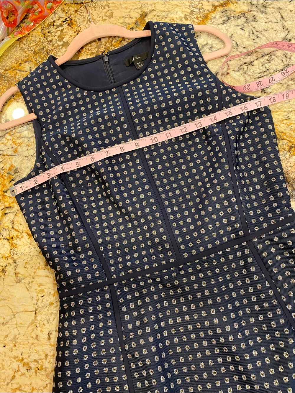 J. CREW AC900 Paneled Sheath Dress 6T - Picture 6 of 11